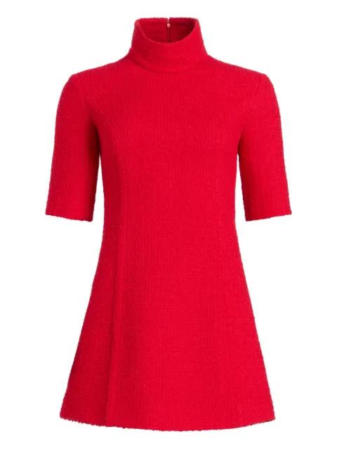 high-neck tweed dress by PATOU