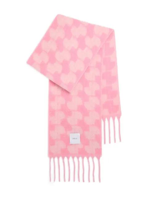 houndstooth scarf by PATOU