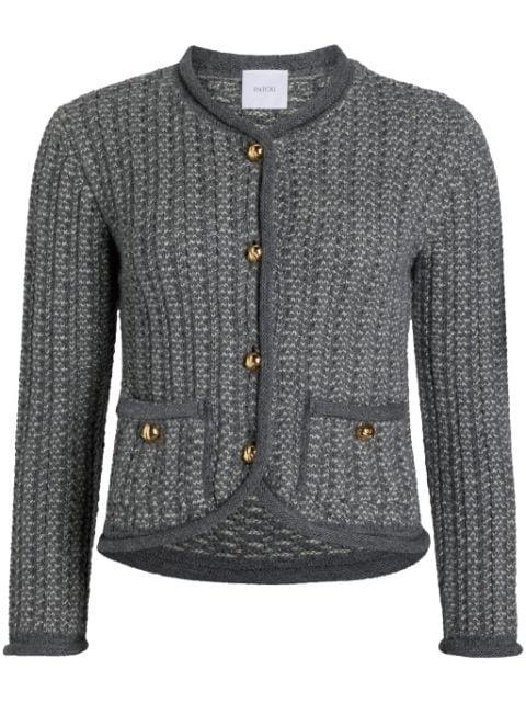 knitted fitted jacket by PATOU