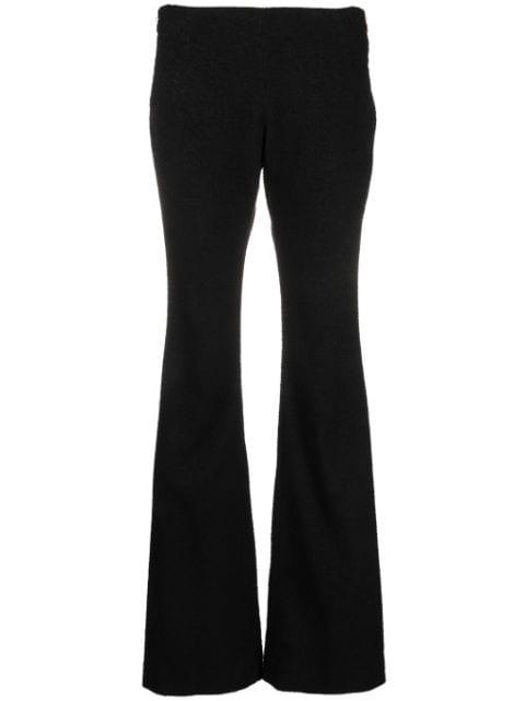 knitted flared trousers by PATOU