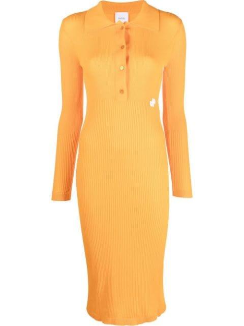 knitted polo dress by PATOU