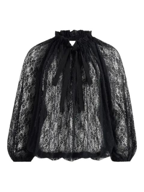 lace drawstring top by PATOU