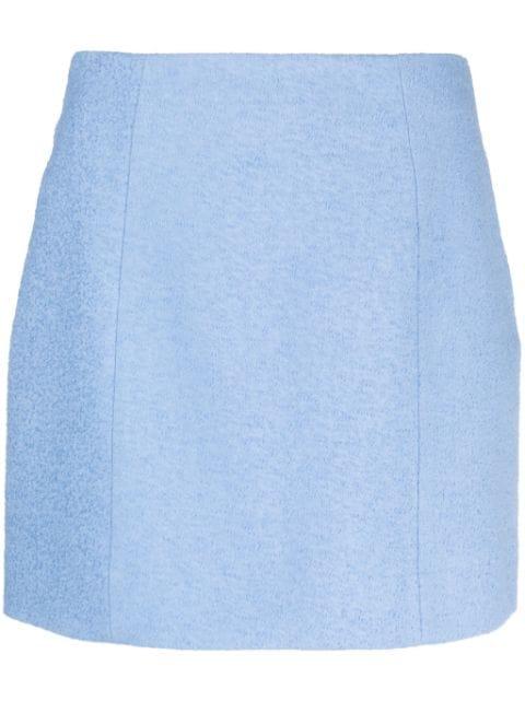 linen-blend miniskirt by PATOU