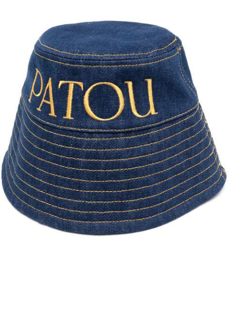 logo-detail bucket hat by PATOU