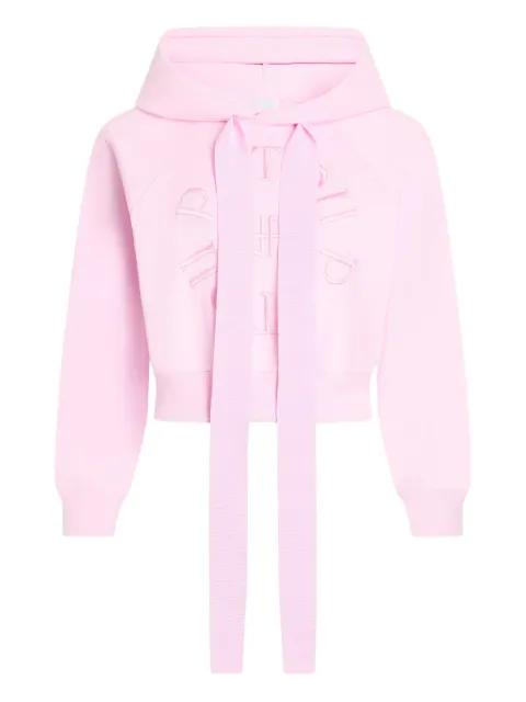 logo-detail hoodie by PATOU