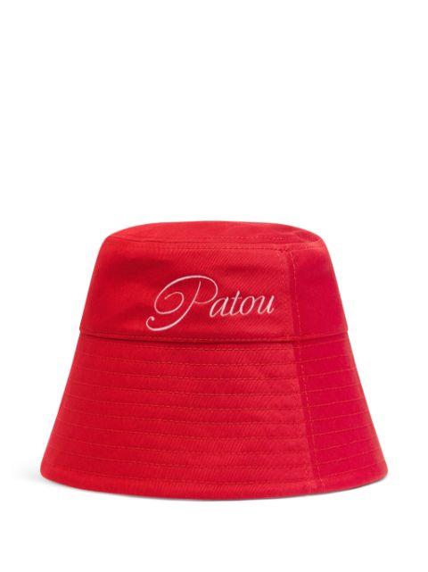logo-embroidered bucket hat by PATOU