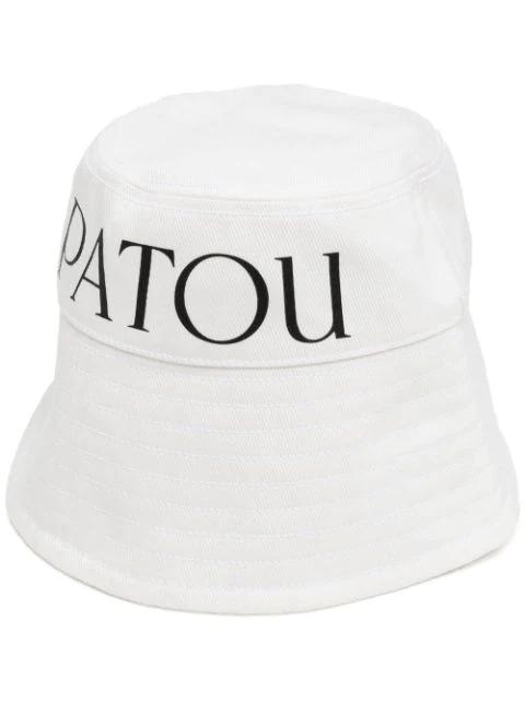 logo-embroidered bucket hat by PATOU