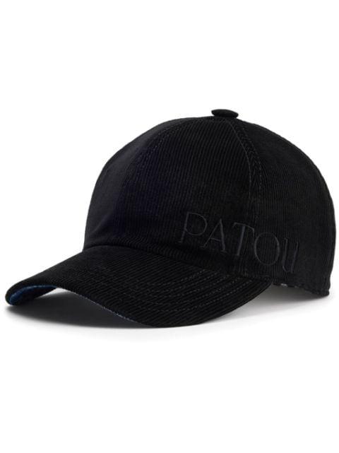logo-embroidered corduroy cap by PATOU