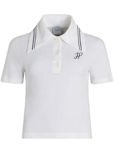 logo-embroidered polo shirt by PATOU
