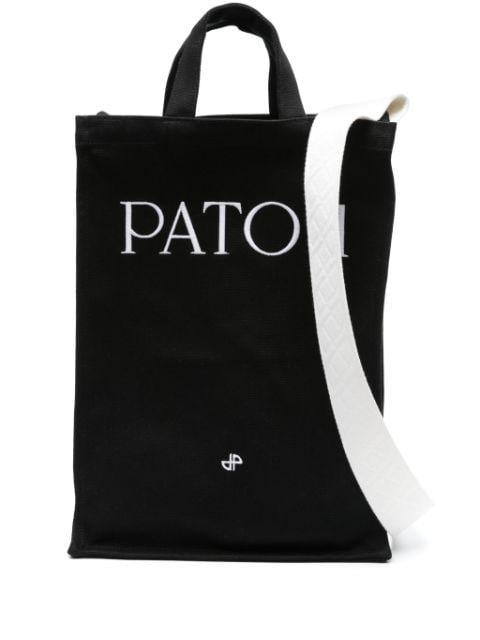 logo-embroidered tote bag by PATOU