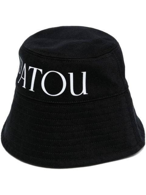 logo-print bucket hat by PATOU