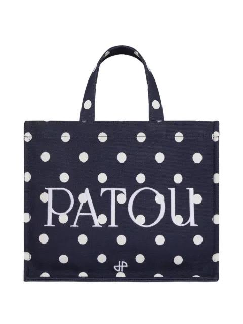 medium logo-print tote bag by PATOU