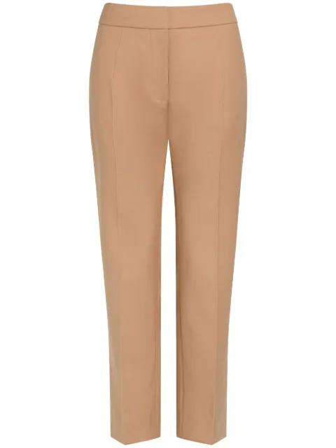 organic cotton cropped trousers by PATOU