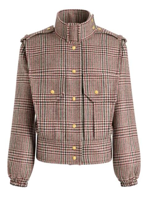 plaid bomber jacket by PATOU