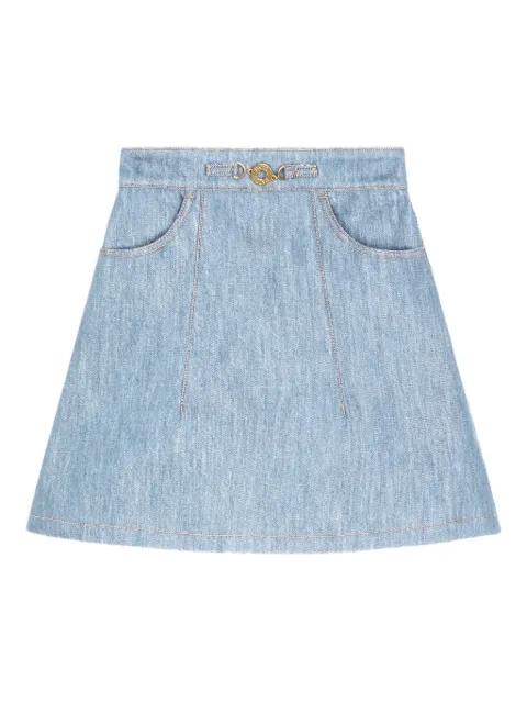 pocketed mini A-line skirt by PATOU