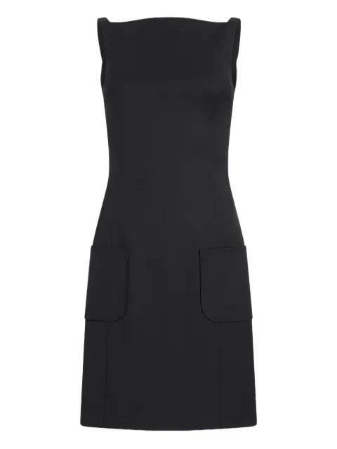 pockets black mini dress by PATOU