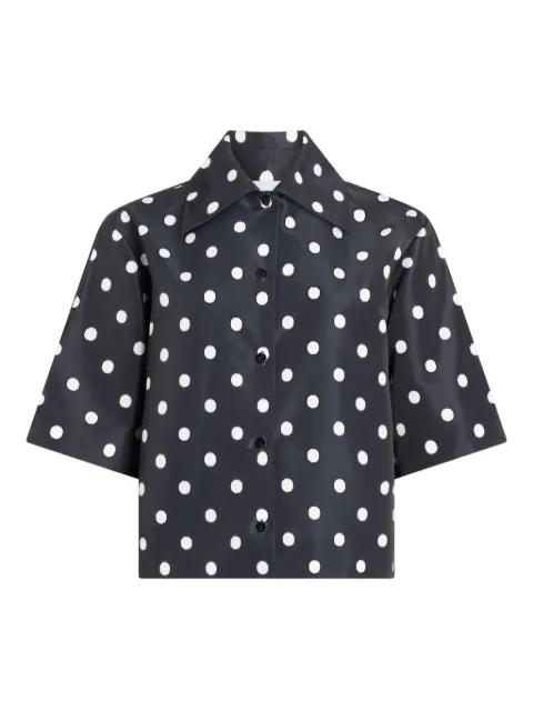 polka dot short-sleeves shirt by PATOU
