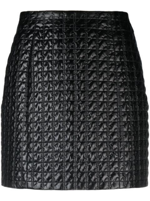 quilted shell miniskirt by PATOU