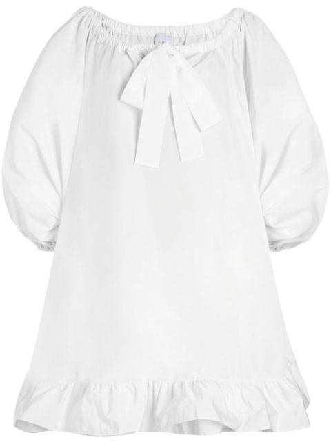 ruffle-hem mini dress by PATOU