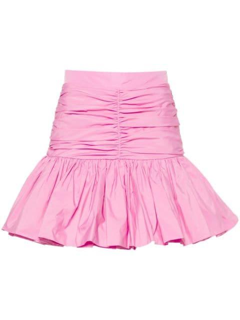ruffled faille miniskirt by PATOU