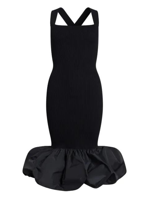 ruffled-hem midi dress by PATOU