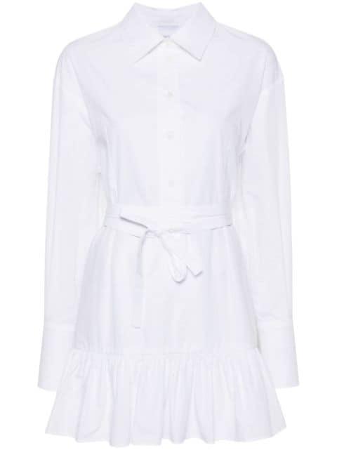 ruffled mini shirtdress by PATOU