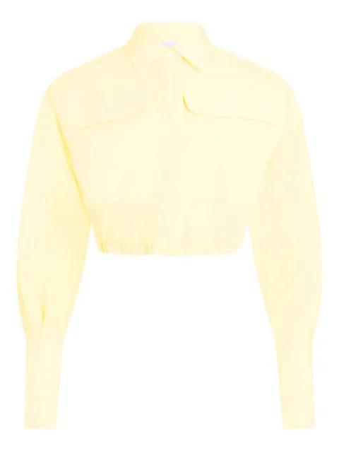 safari cropped shirt by PATOU
