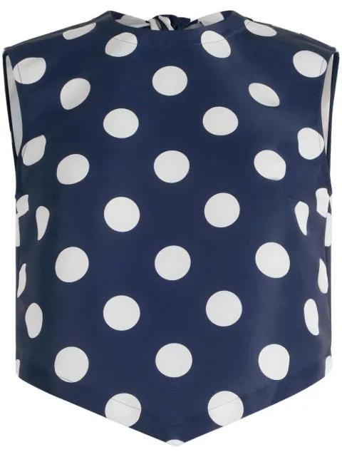 scarf faille top by PATOU
