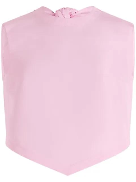 scarf faille top by PATOU
