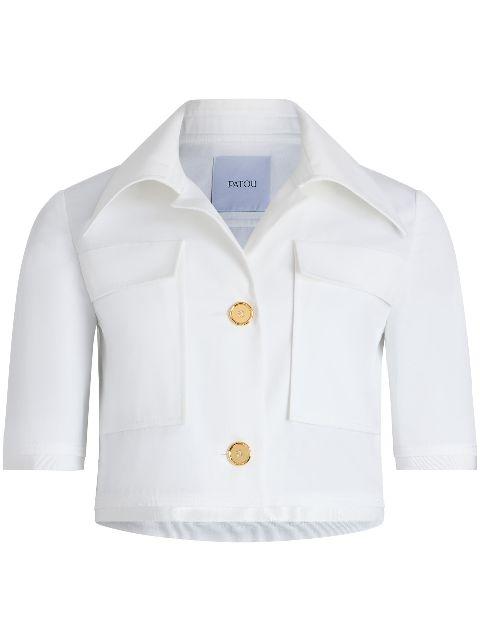 short-sleeved cropped jacket by PATOU