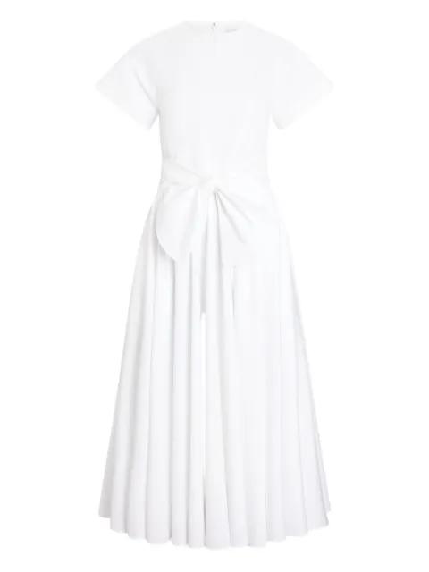 short-sleeves knot midi dress by PATOU
