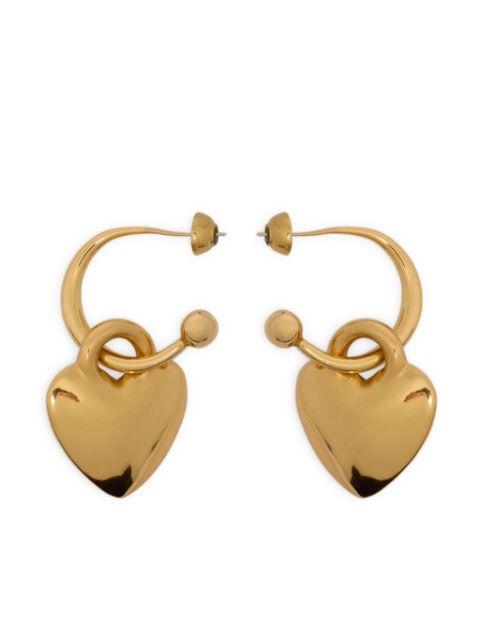 small Heart hoop earrings by PATOU