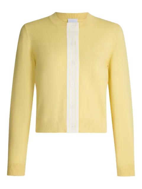 striped-detail cardigan by PATOU