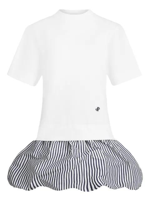 striped-hem mini dress by PATOU