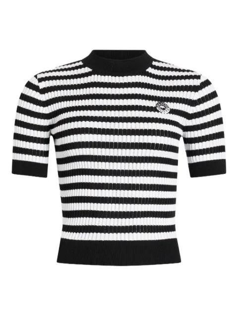 striped-pattern rib top by PATOU