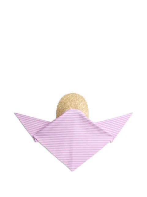striped scarf cap by PATOU