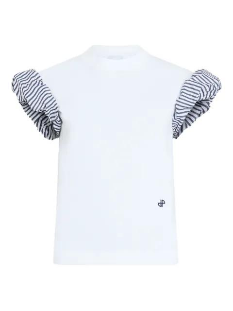 striped-sleeves T-shirt by PATOU