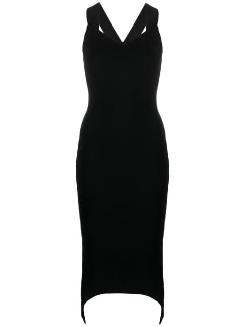 sweetheart-neck midi dress by PATOU