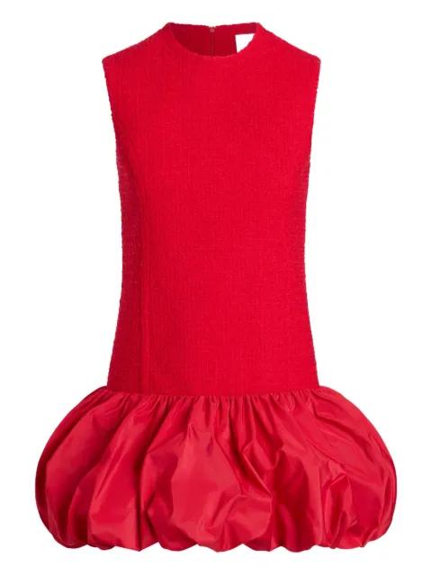 tweed bubble-hem dress by PATOU