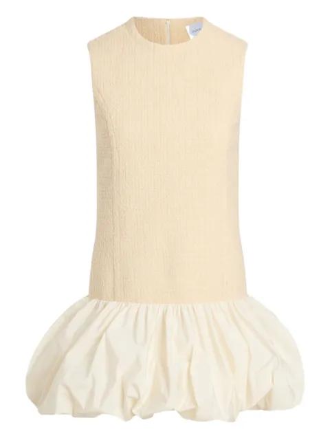 tweed bubble-hem dress by PATOU