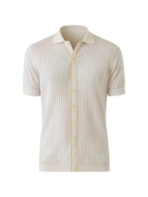 short-sleeve knitted shirt by PATRICK ASSARAF