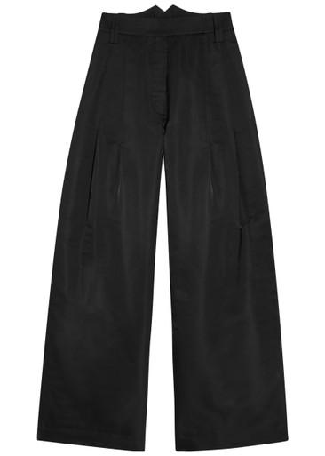 Alexandra wide-leg silk trousers by PATRICK MCDOWELL