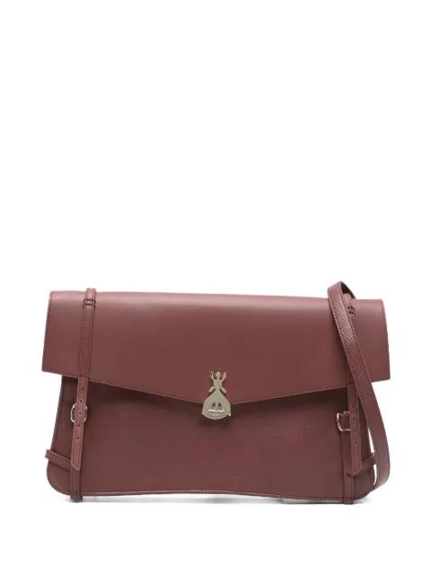 Fly Bamby Jouer flap leather shoulder bag by PATRIZIA PEPE