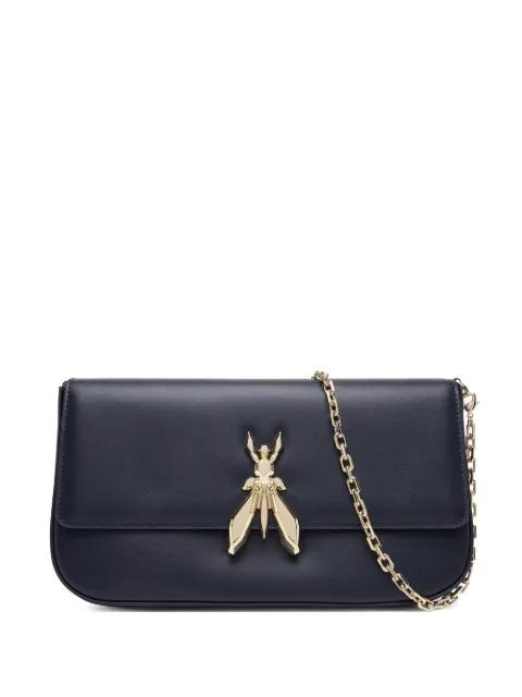 Fly leather clutch bag by PATRIZIA PEPE