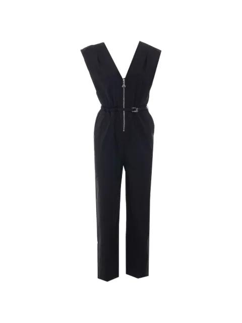 Poplin belted zip-up jumpsuit by PATRIZIA PEPE