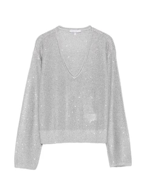 V-neck long-sleeve sweater by PATRIZIA PEPE