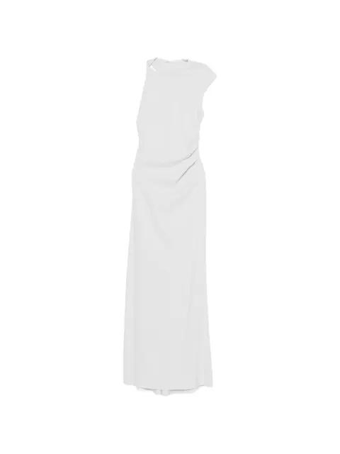 asymmetric-arm maxi dress by PATRIZIA PEPE