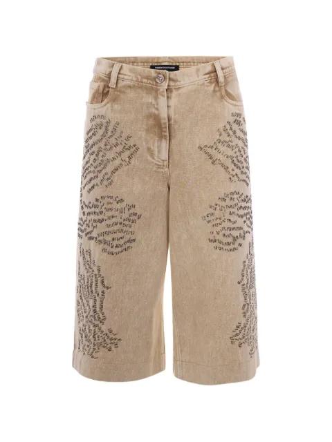 bead-embellished bermuda shorts by PATRIZIA PEPE