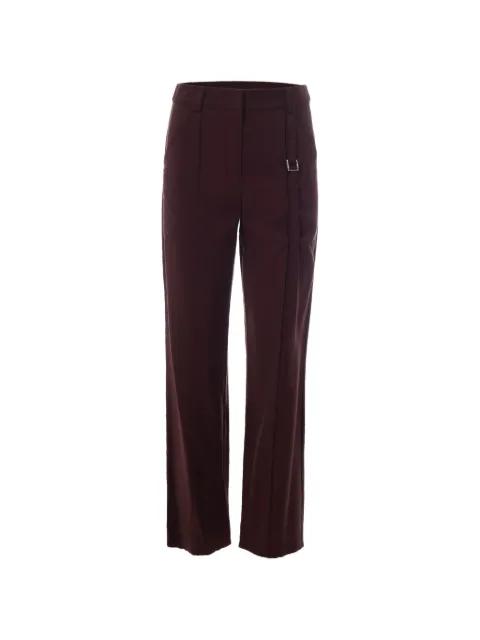 belted straight-leg trousers by PATRIZIA PEPE
