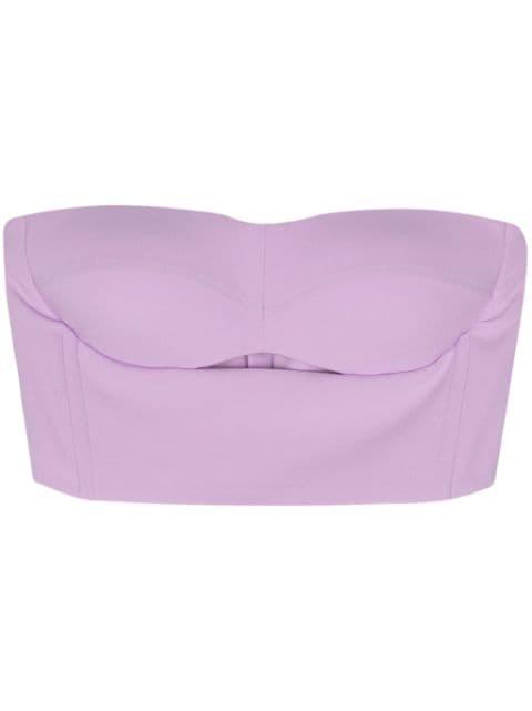 boned crop top by PATRIZIA PEPE